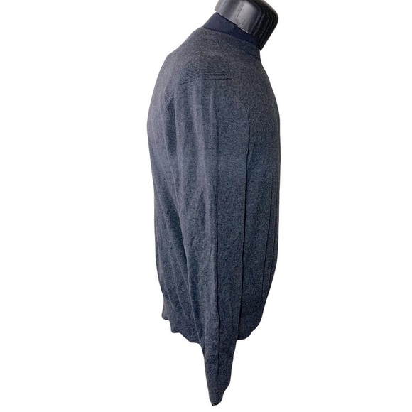 banana Republic Men's XL Cotton Cashmere Gray Sweater Crew Neck Long Sleeves - Picture 2 of 7